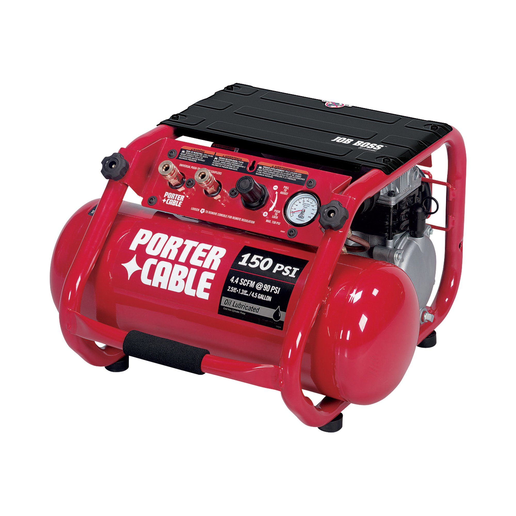 Porter Cable Suitcase Portable Air Compressor — 4.5 Gallon, 2.5 HP Peak, 4.4 CFM, 120 Volt, Model# C3550